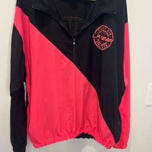 Vintage Black and Pink LA Gear Windbreaker Jacket